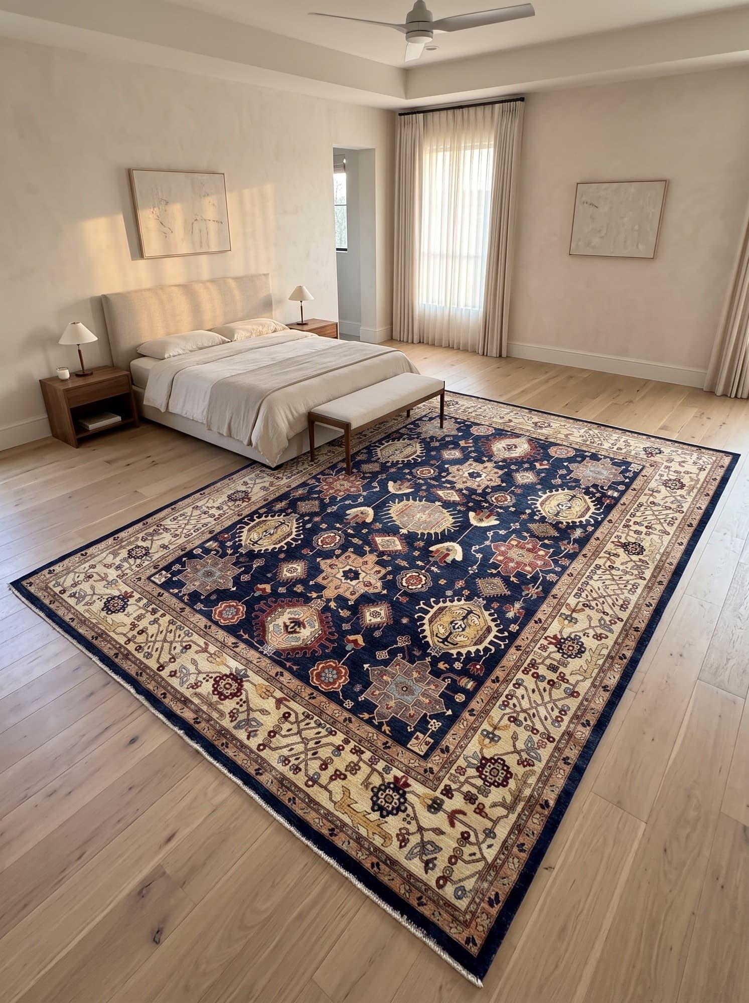 Размещение в спальне Quiet Luxury